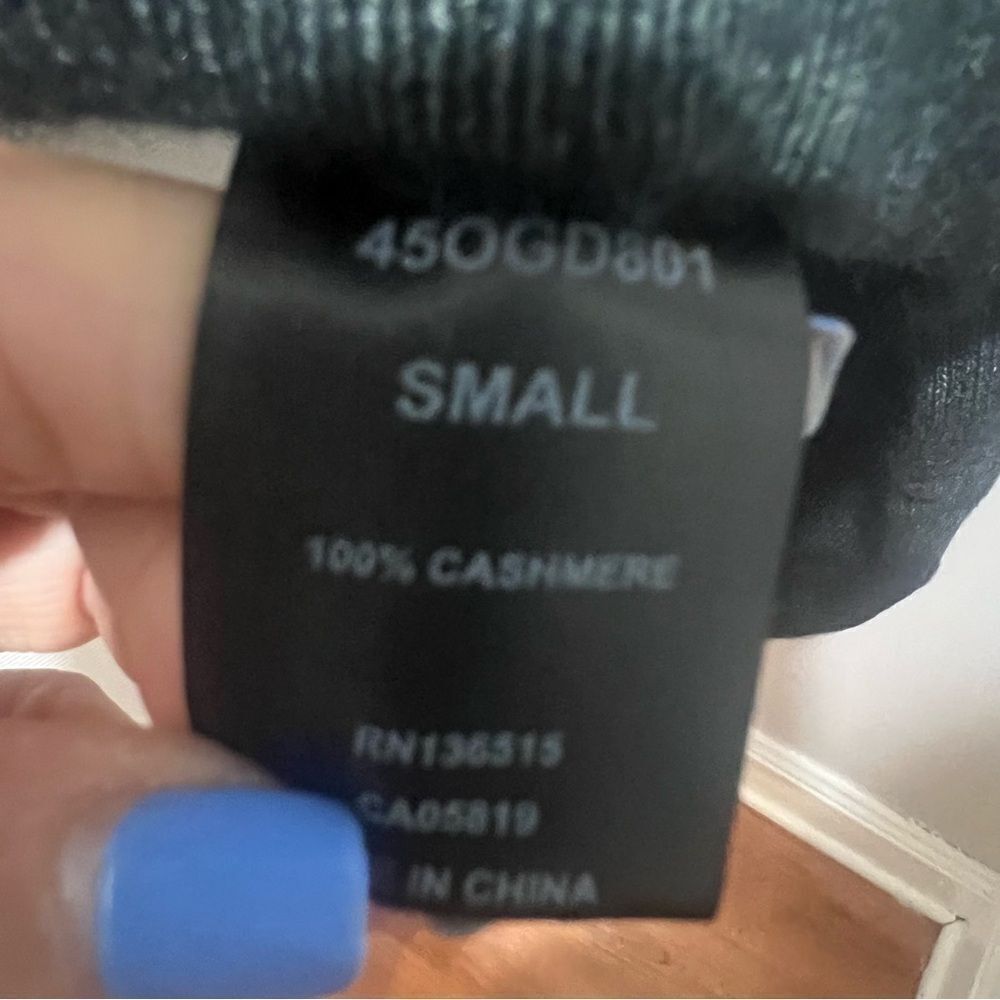 NWT Revolve One Grey Day cashmere pullover hoodie size small oversized - Picture 7 of 8